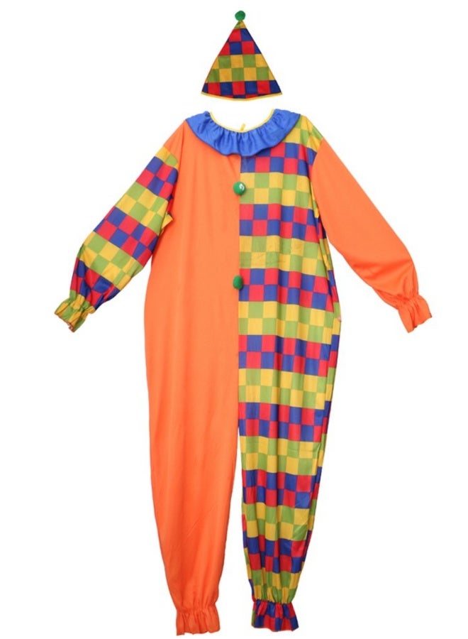 Kids Clown Costume with Hat – Medium Size (4–6 Years) Fancy Dress for Birthday Parties, Halloween, Carnival, School Plays & Costume Events - Image 3