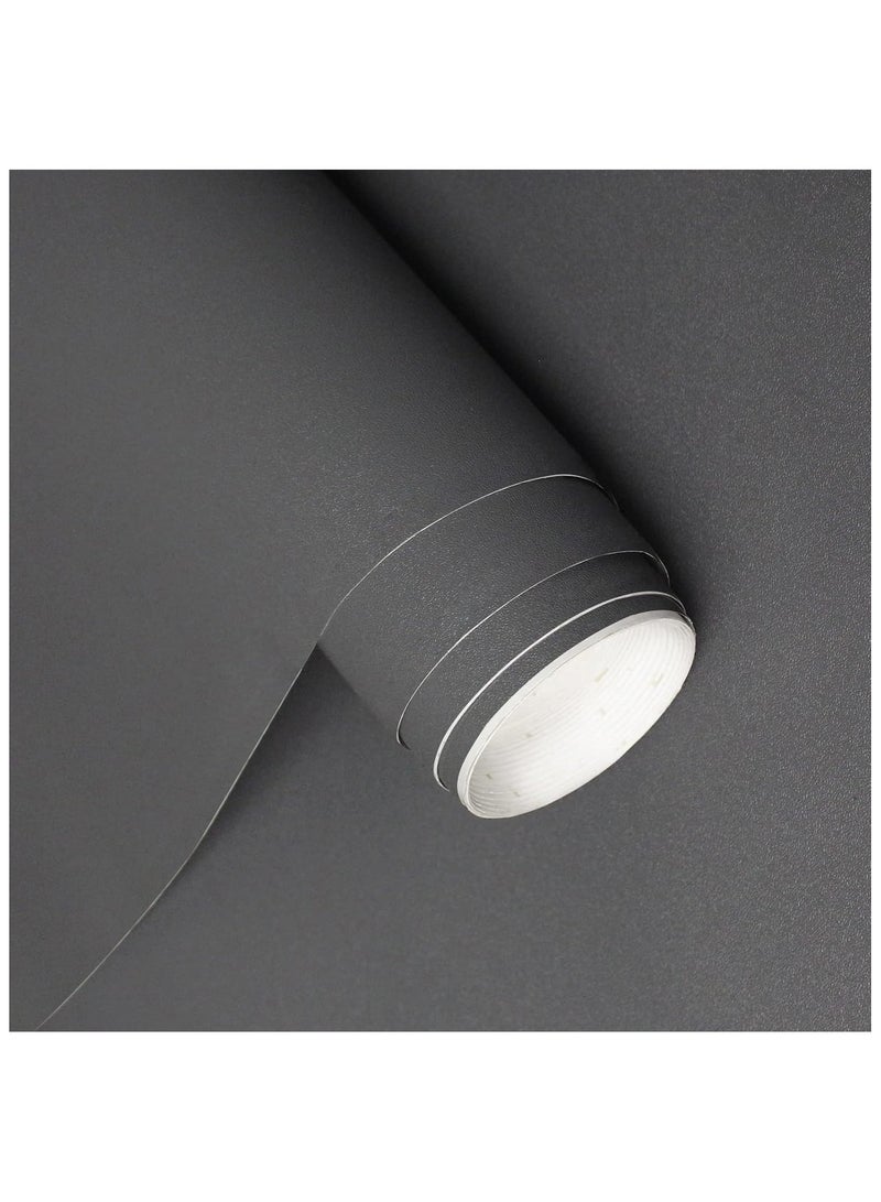 Anna 40CM x 5M Self-Adhesive Waterproof and Moisture-Proof Solid Color Simple Decorative Wallpaper - Image 1