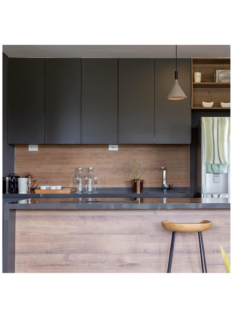 Anna 40CM x 5M Self-Adhesive Waterproof and Moisture-Proof Solid Color Simple Decorative Wallpaper - Image 5