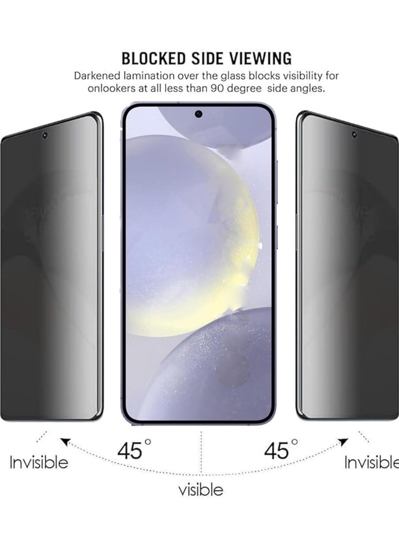 MIGOFAST MATTE Privacy Screen Protector for Samsung Galaxy S25 5G 2024, Anti Spy, Anti Scratch, Full Coverage, TPU Soft Film, Ceramic Flexible Matte Finish (NOT A Temepred Glass - Image 3
