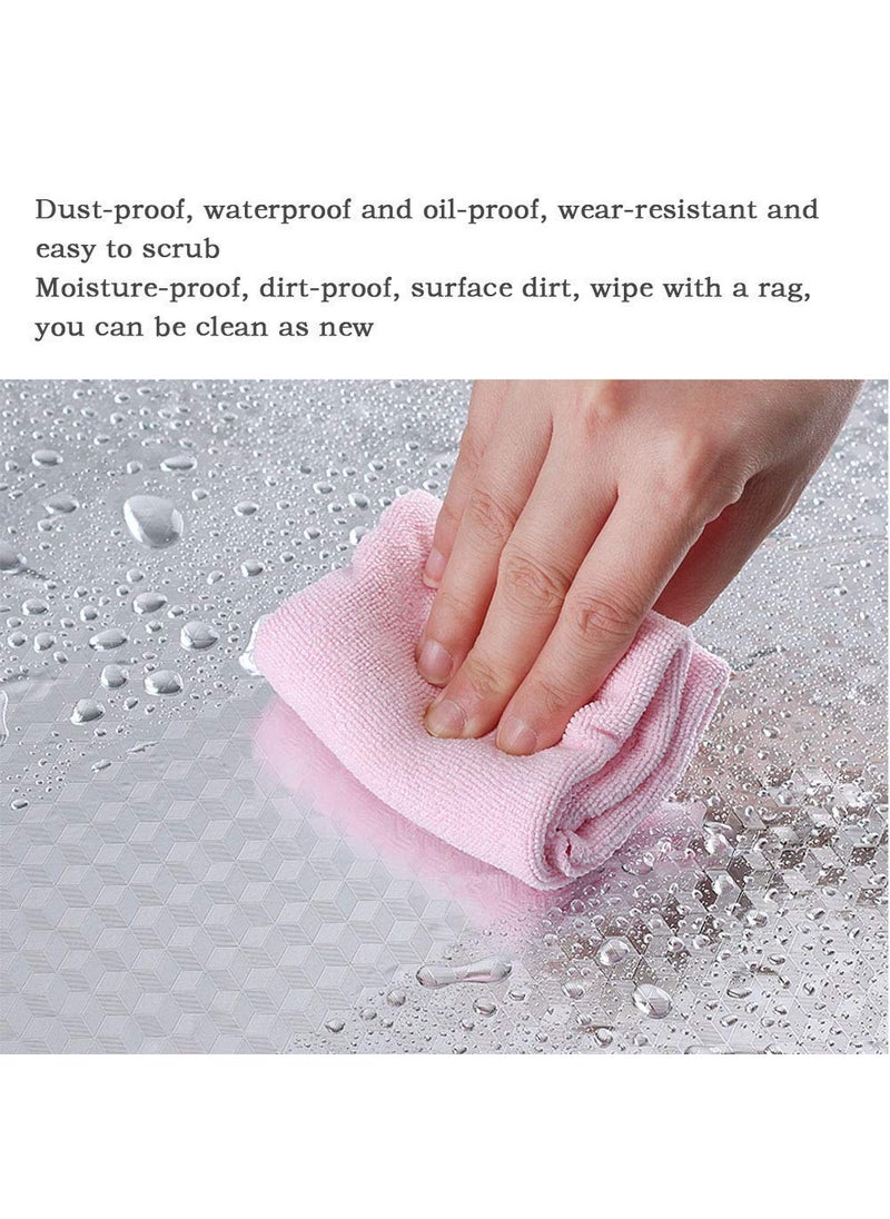 Pink Pari - Pink Pari Aluminium Foil Stickers, Kitchen Backsplash Wallpaper, Self-Adhesive Wall Sticker Waterproof Anti-Mold and Heat Resistant for Walls Cabinets Drawers and Shelves - Image 1