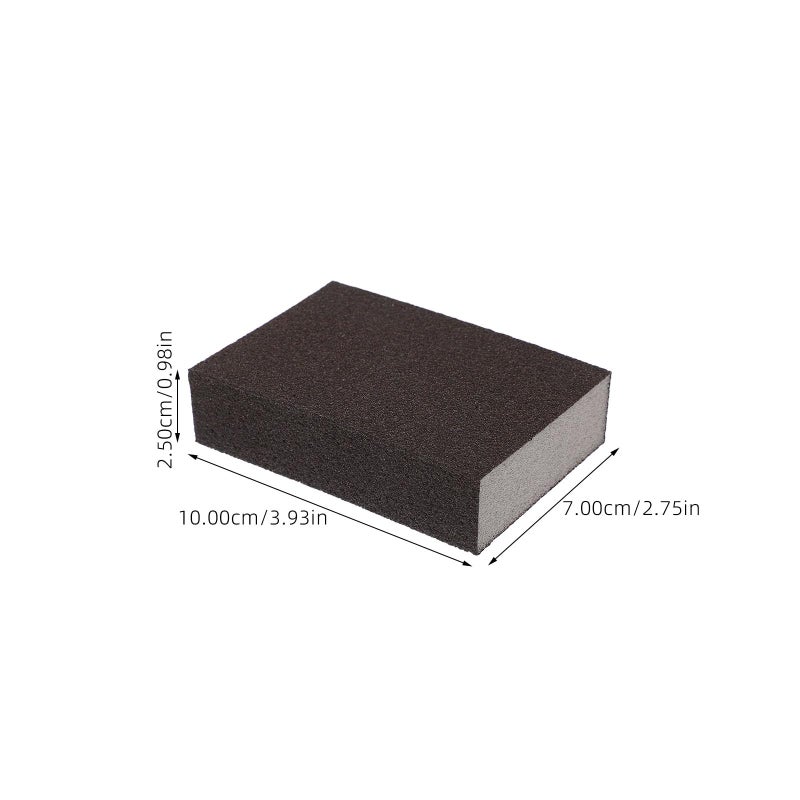 6Pcs Low Density 180 Grit Fine Sanding Sponge Blocks For Wood Polishing Furniture Finishing - Image 5