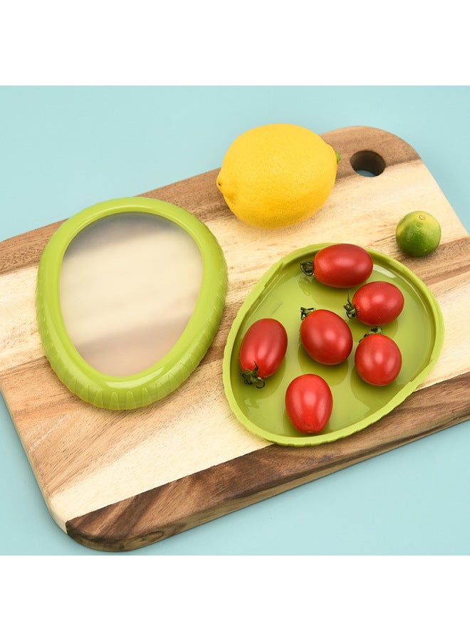 Hot Sale Fruit Preservation Box Silicone Film Sealed Mini Refrigerator Storage Box Vegetable ApoA Fruit Preservation Box-Specifications:Cyan Fresh-keeping Box