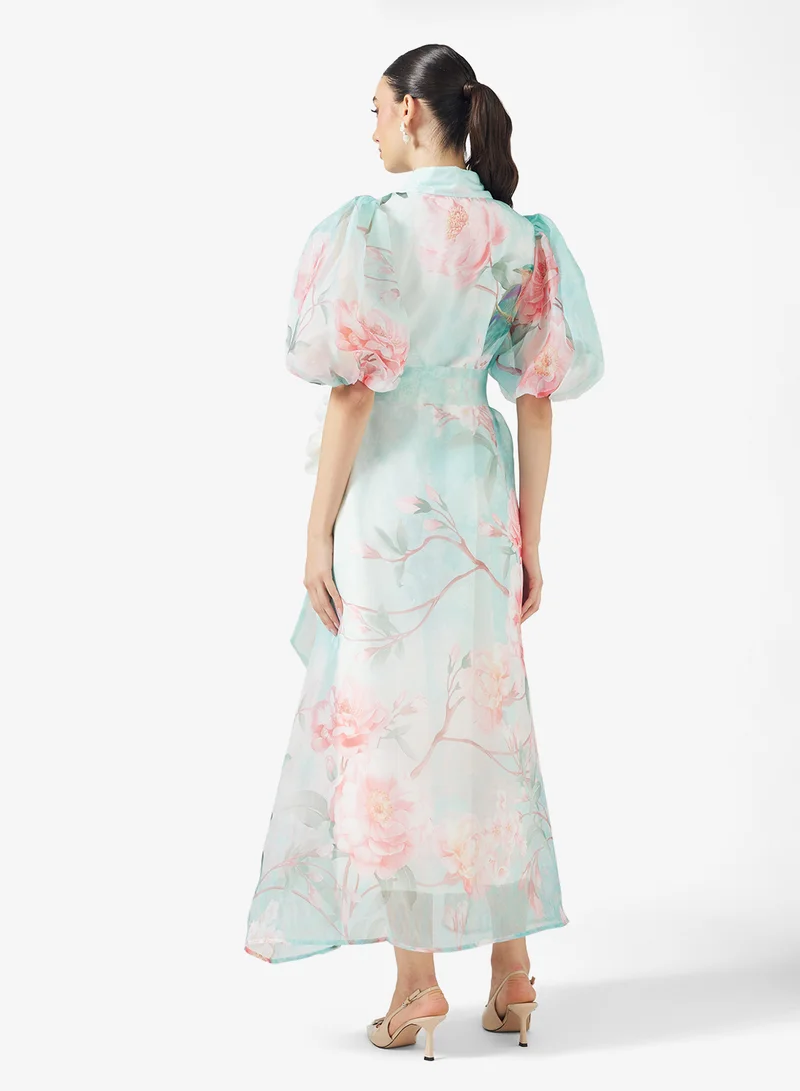 Khizana Floral Print Dress