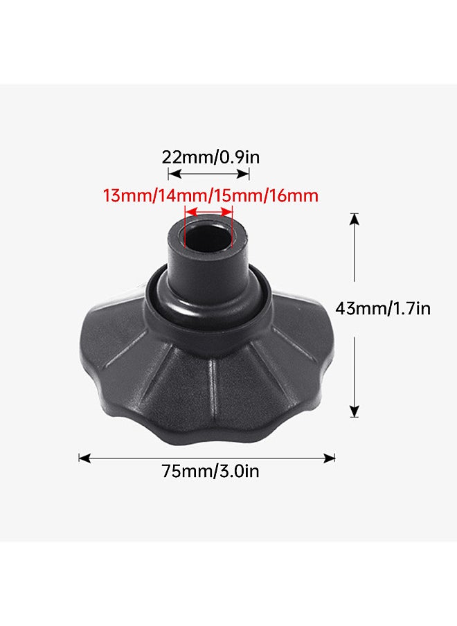 Generic - Plastic Chair Leg Caps Anti-sink Frog Flippers for Tents Backpacks Moon Chair sand 13mm/14mm/15mm/16mm Caps For Chair Legs - Image 1
