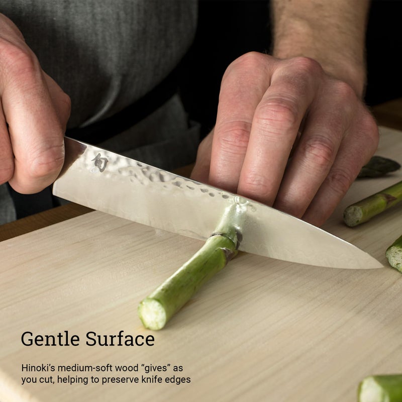 Shun Hinoki Cutting Board - Medium - 15.75" x 10.75" x 0.5" - Image 5
