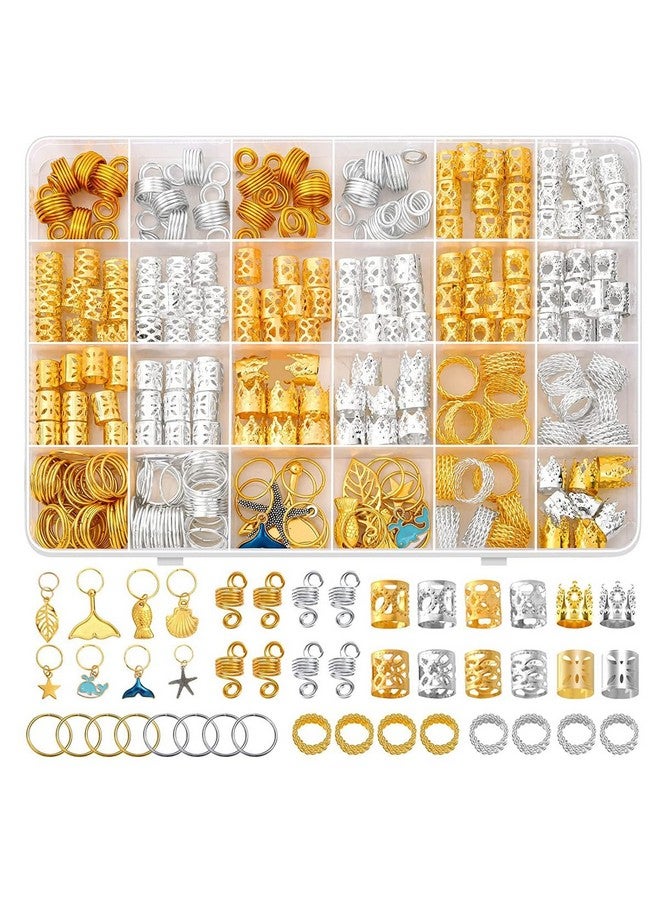 PALAY¬Æ 292pcs Hair Jewelry for Braids & Dreadlocks, Assorted Stylish Metal Hair Pendants, Coils Rings Clips Accessories for Women & Girls - Image 1
