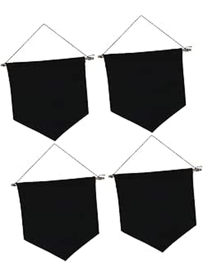 4 Pieces Solid Color Brooch Pin Holder with Lanyard for Wall Display and Badge Storage - Image 1