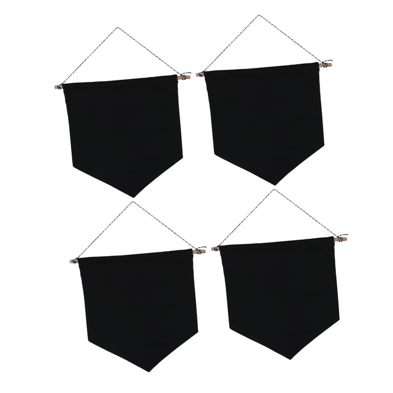 4 Pieces Solid Color Brooch Pin Holder with Lanyard for Wall Display and Badge Storage - Image 2