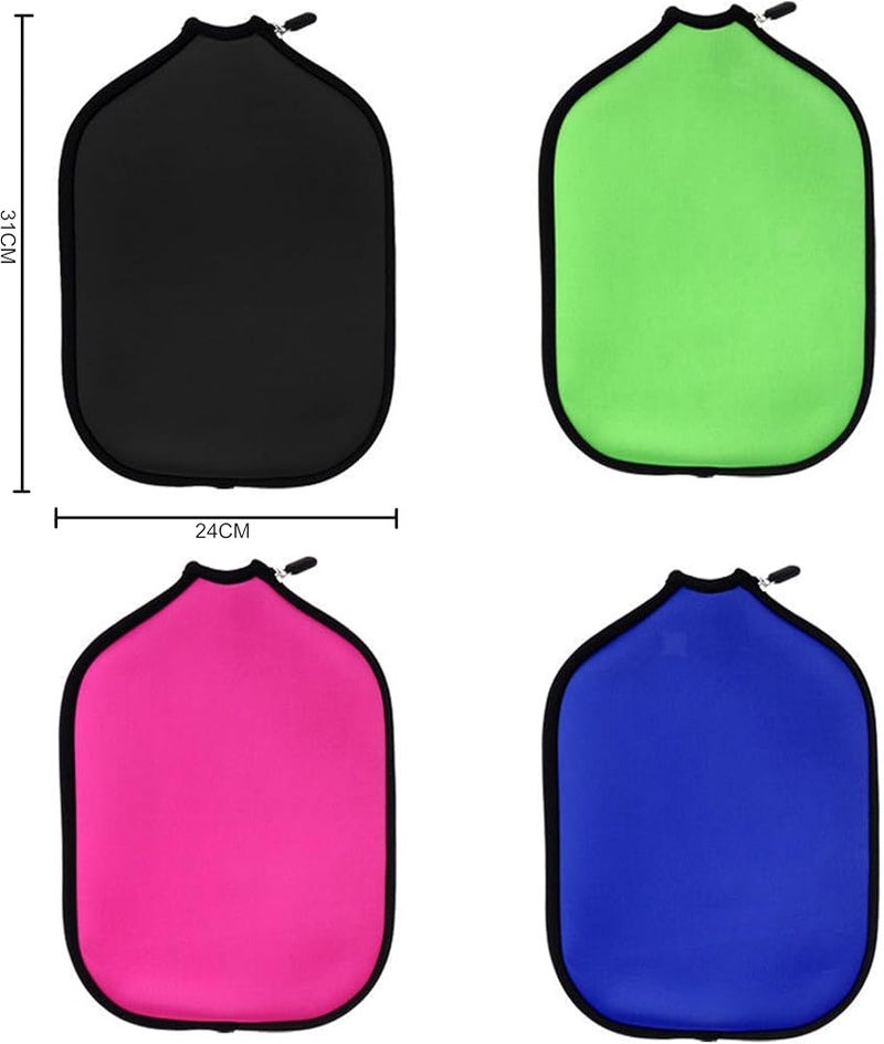 LQKS Pickleball Paddle Covers,Neoprene Paddle Cover Pickleball Racket Sleeve Paddle Storage Carrier Fits Most Paddle,Racket Zipper Closure,Protect Case Dust Cover - Image 2