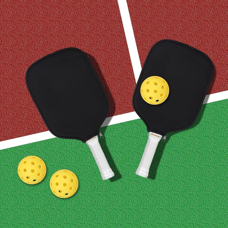 LQKS Pickleball Paddle Covers,Neoprene Paddle Cover Pickleball Racket Sleeve Paddle Storage Carrier Fits Most Paddle,Racket Zipper Closure,Protect Case Dust Cover - Image 5