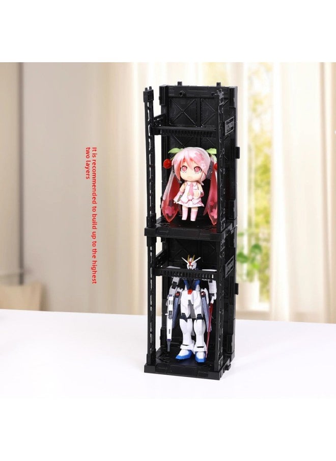 Generic - Yamada Imported Secondary Model Ornaments Gundam Gnaku HG/RG Display Stand Animation Hand-made Chassis-Color:Type A - Image 1
