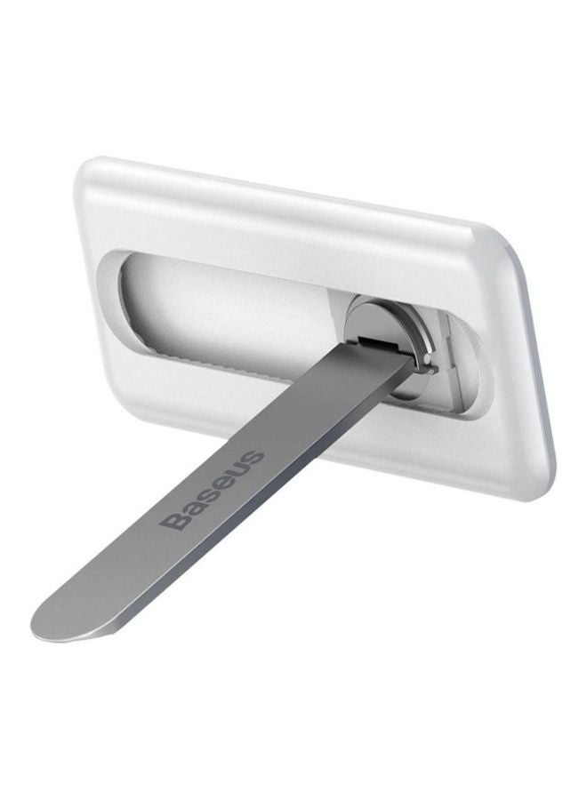 NIBEMINENT Universal Foldable Bracket For Phone White - Image 1