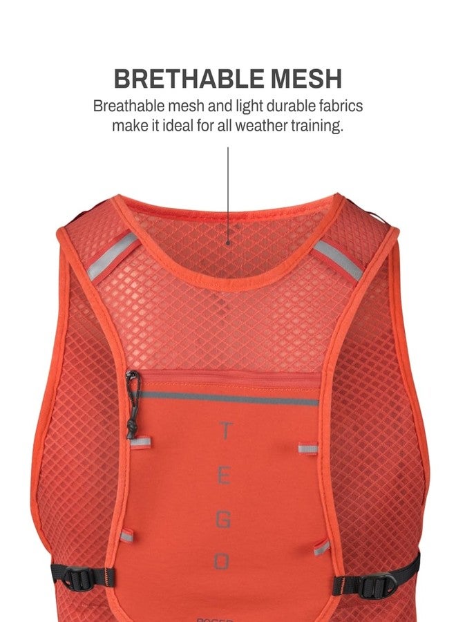 TEGO Pacer Lite Running Hydration Vest | Lightweight Minimalist Running Vest | Compatible with 200 ml / 250 ml / 500 ml Soft Flasks | Reflective | for Running & Training - Image 3