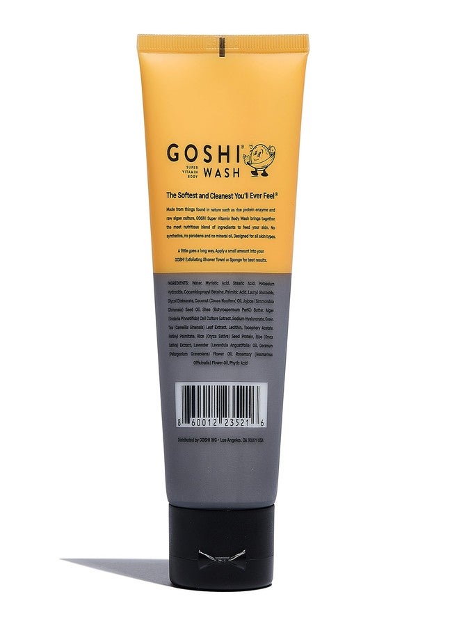 GOSHI Super Vitamin Body Wash 3.4 oz - pH-Balanced Exfoliating Body Wash for Men and Women - For All Skin Types - Image 2