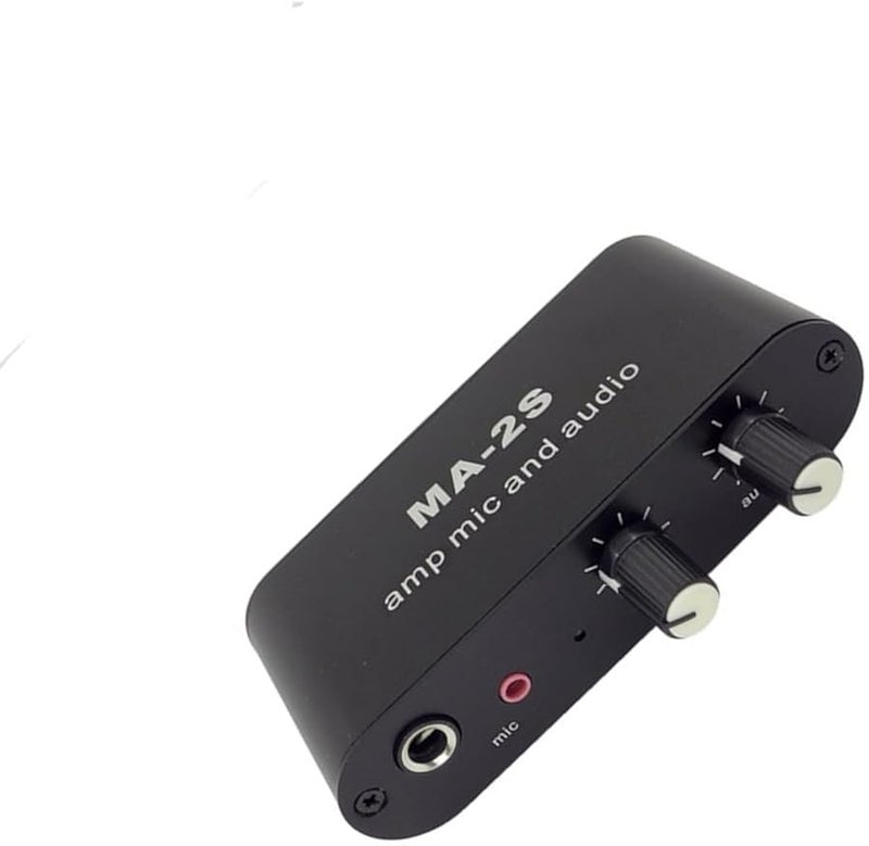 MA2S Stereo Preamp Amplifier 22X 75X Black with Separate Mixing Outputs - Image 1