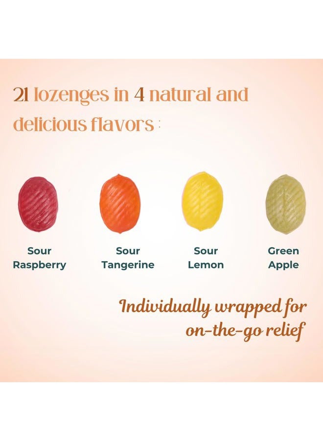 Three Lollies Preggie Drops - Pregnancy Nausea Relief - Naturally Flavored Lozenges to Relieve Morning Sickness Symptoms - Natural Essential Oils for Nausea Prevention - 4 Flavors - 21 ct  - Image 4