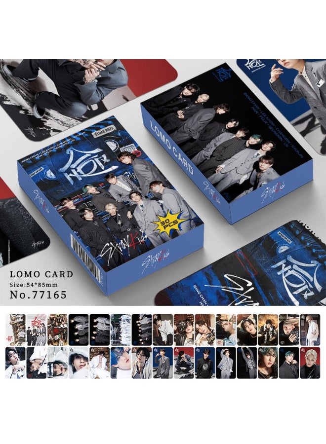 NIBEMINENT 30 Pcs Kpop Stray Kids Lomo Cards Card For Fans Collection Gifts
