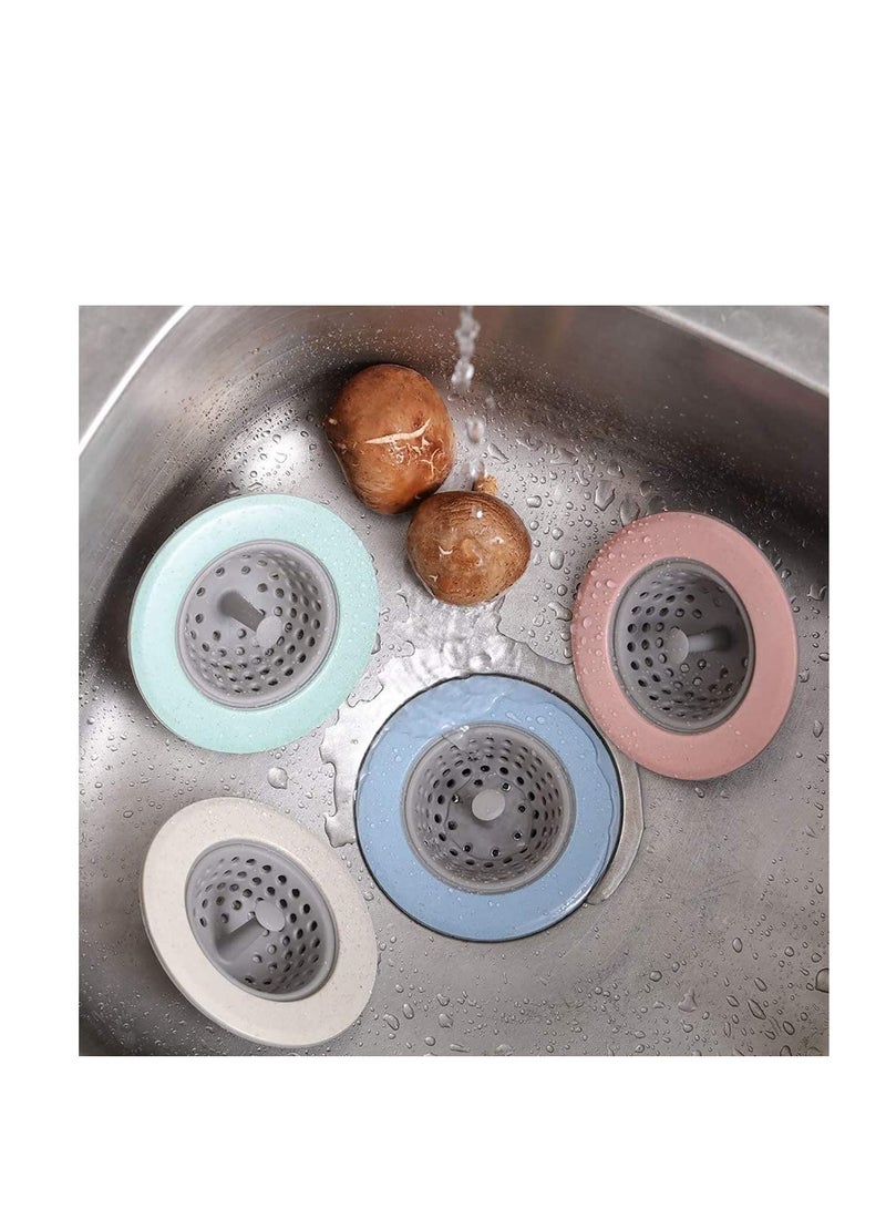 Y&D Kitchen Sink Strainer Stopper Kit, Silicone Drain & Stopper,Good Grips Large Wide for Sink, shower drain hair catcher, sink cover  - Image 2