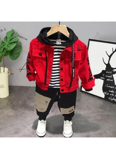 Children's 20 9 Spring And Autumn New Denim Jacket 9 9 Sweater 730003 With Pants 2 6