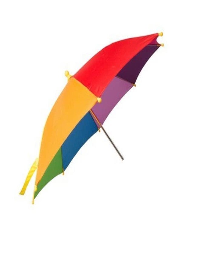 Mabron Rainbow Stripe Auto Open and Close Umbrella - Image 3