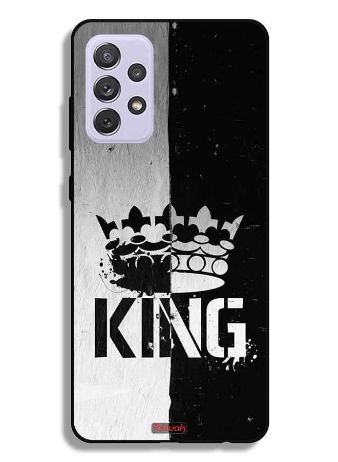 Tolwak Samsung Galaxy A72 5G Protective Case Cover King Vintage - Image 1