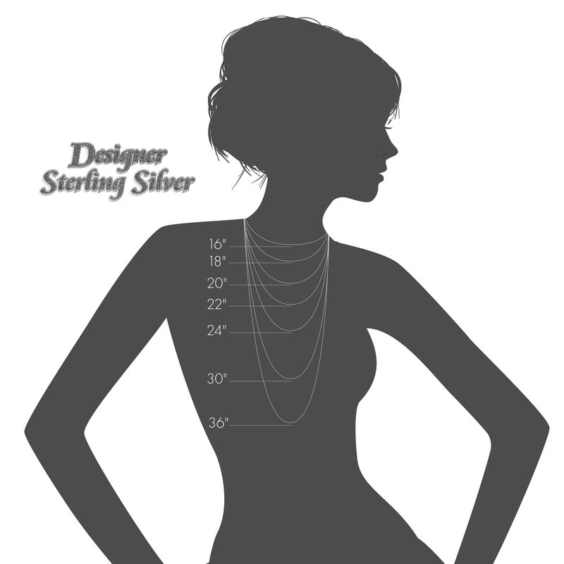 Designer Sterling Silver سلسلة صندوقية من الفضة الإسترلينية 925 بسمك 0.8 مم - سلسلة قلادة إيطالية للنساء مع مشبك مخلب الكركند بطول 16 بوصة - Image 4
