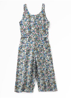Sunny Smiles: Girls' Soft Viscose Jumpsuit | Comfy Chic & Summer Fun