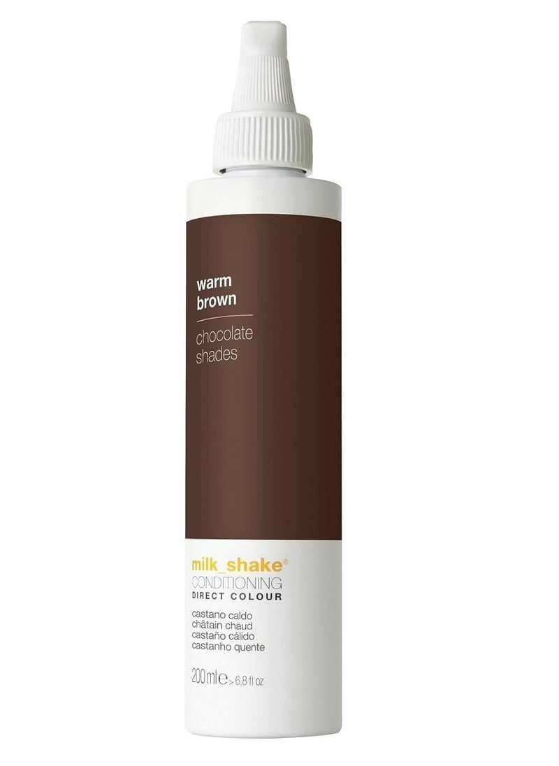Milk Shake - Conditioner Direct Colour Warm Brown 200ml - Image 1