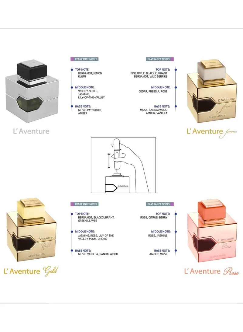 Al Haramain  L'AVENTURE COLLECTION GIFT SET  | Best Price UAE
