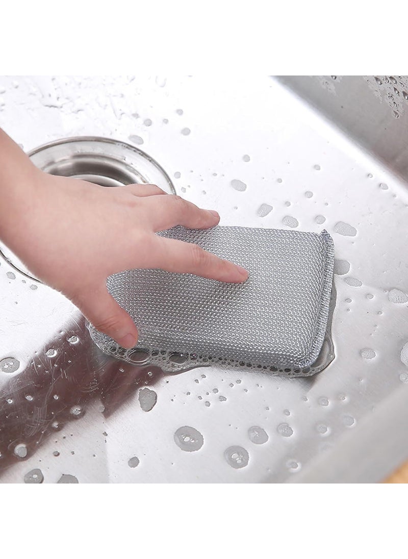 COOFANDY - COOFANDY 6 Pack All-Purpose Sponges Kitchen, Scratch Proof Scrubber for Kitchen Utensils, Scrubbing Cleaner Sponges, Dish Scouring Scrubber for Fast Cleaning, Hard Surface Cleaning Tool, Gap Cleaning Brush - Image 1