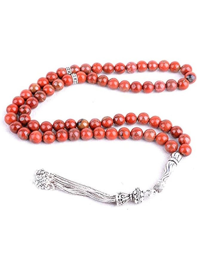 Rosary - Red Gaspr Stone