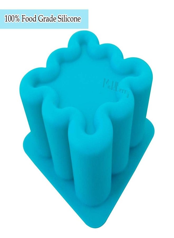 MoldBerry Silicone Zig Zag Square Bento Cake Pan – Non-Stick & Reusable Baking Mold for Mini Cakes, Brownies, Desserts – Flexible, Heat-Resistant Tray – Easy Release – Pack of 1 - Image 3