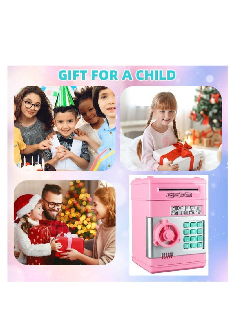 Durable safe, small mini deposit box, safe, coin deposit box（Self provided 3 * AA batteries）