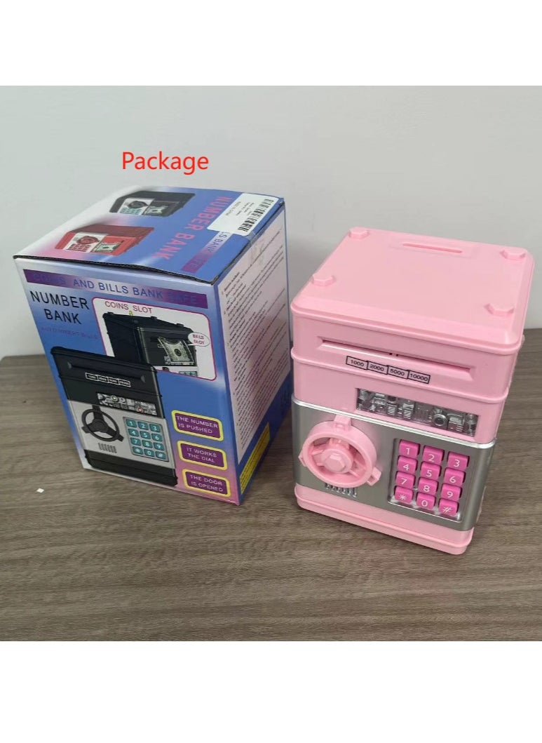 Durable safe, small mini deposit box, safe, coin deposit box（Self provided 3 * AA batteries）