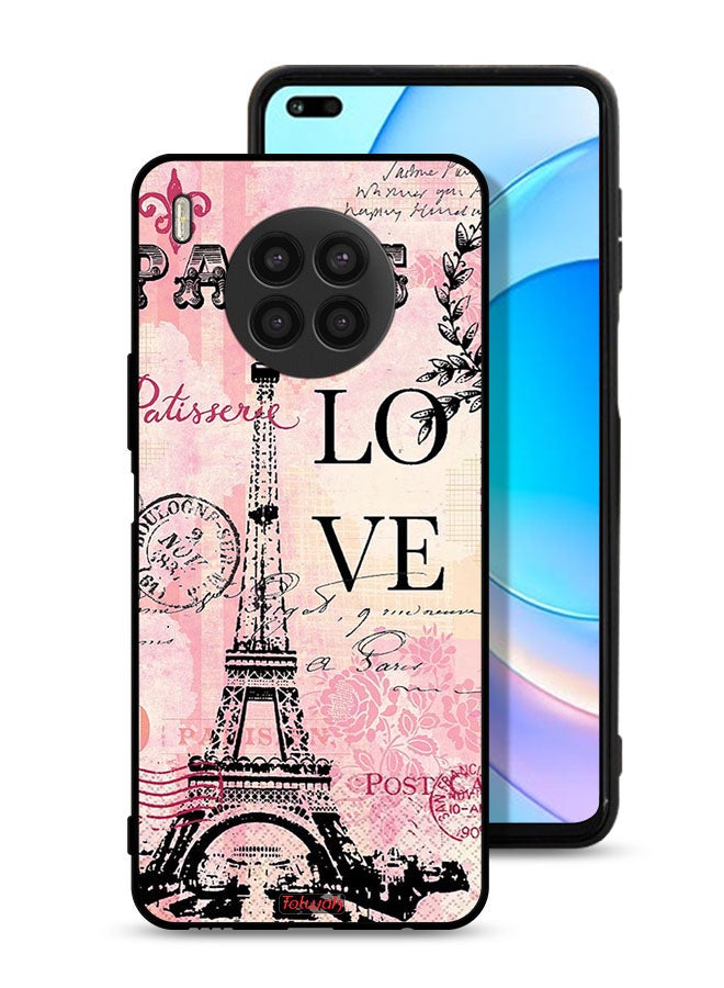 Tolwak Honor 50 Lite Protective Case Cover Paris Love - Image 1