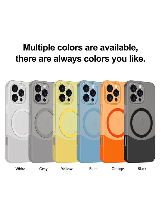 S-TOP Case For iPhone 15 Plus Dual Color Stitching MagSafe Magnetic PC Phone Case - Image 2