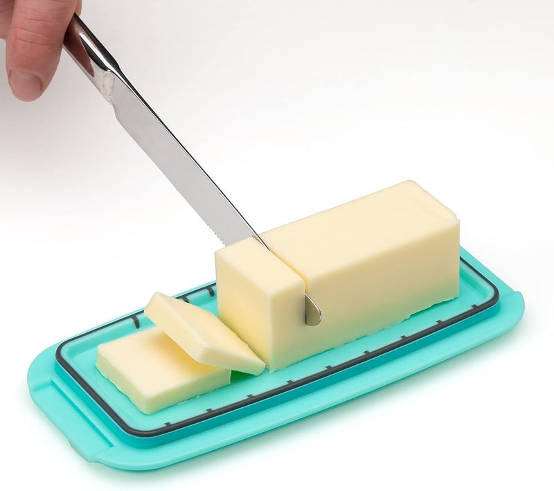 PREPWORKS Progressive International ProKeeper Butter Container (Turquoise, Single) - Image 4