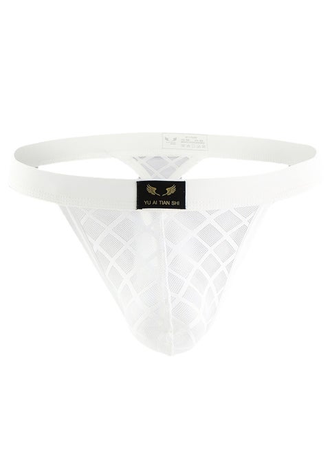 Men's Breathable Underwear, G-String Thong, T-Back (Size L)