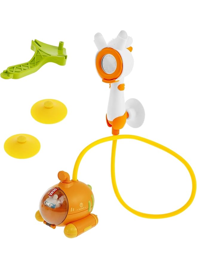 U-HOOME Baby Bath Shower Head Kids Water Spray Toys With Suction Cup Toddler Leakproof Baby Bath Toy Bathtub Shower Head For Infant Child Toddles Gift Boys Girls - Image 1