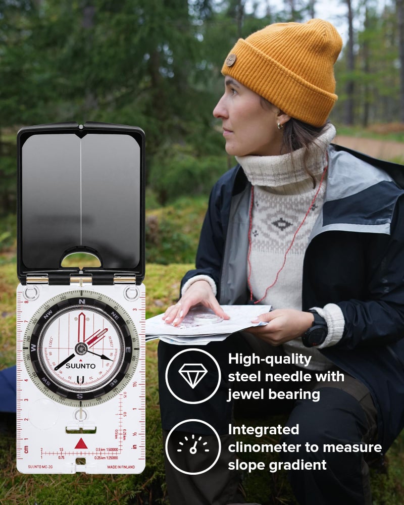 SUUNTO MC-2G Global Compass, White - Image 3