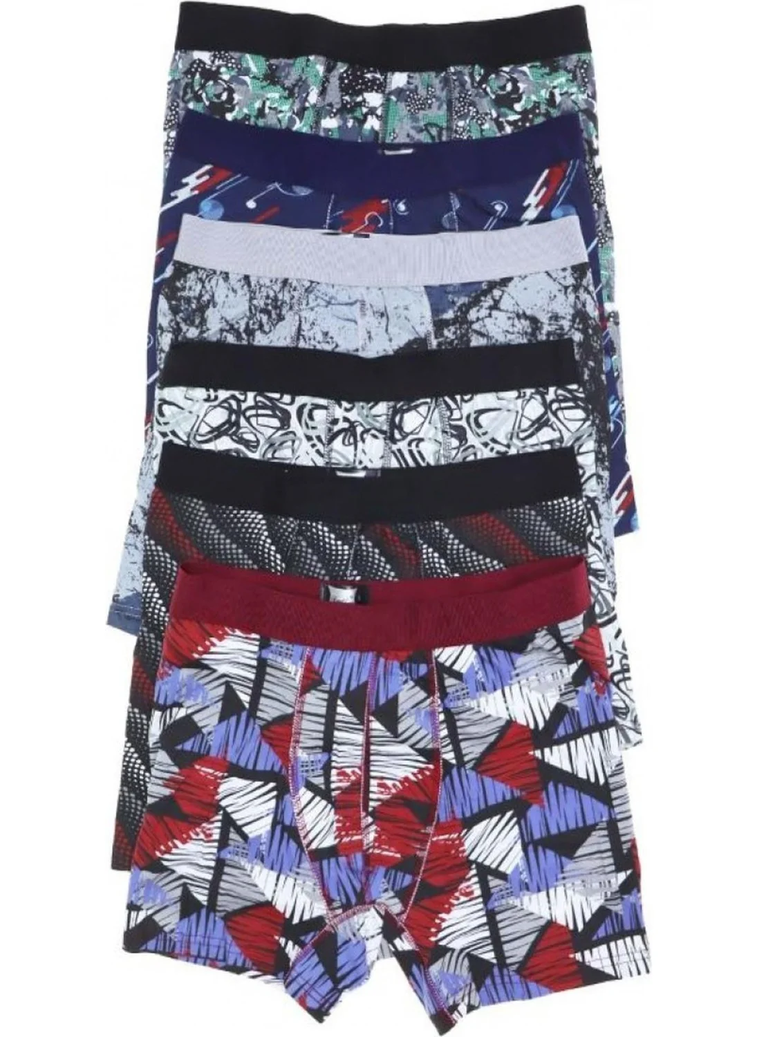 Tutku Men's Elastane Printed Sports Boxer 0119 - 3 Pieces
