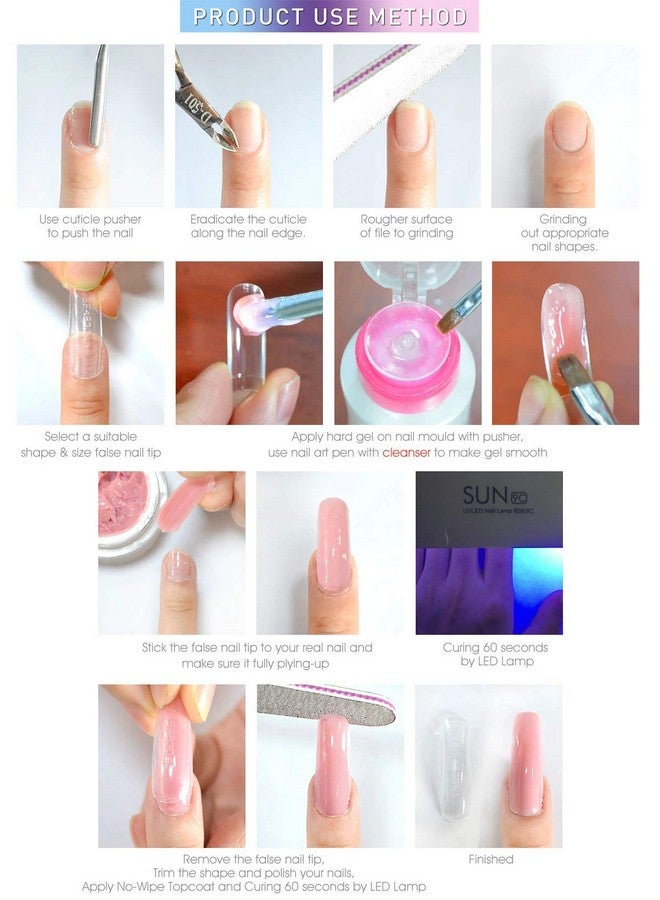 Venalisa 15ml Nail Extension Builder Hard Jelly Gel nail art french nail DIY gum Poly Nail Gel hard jelly builder nail extend gel (1703_Thin Pink) - Image 4