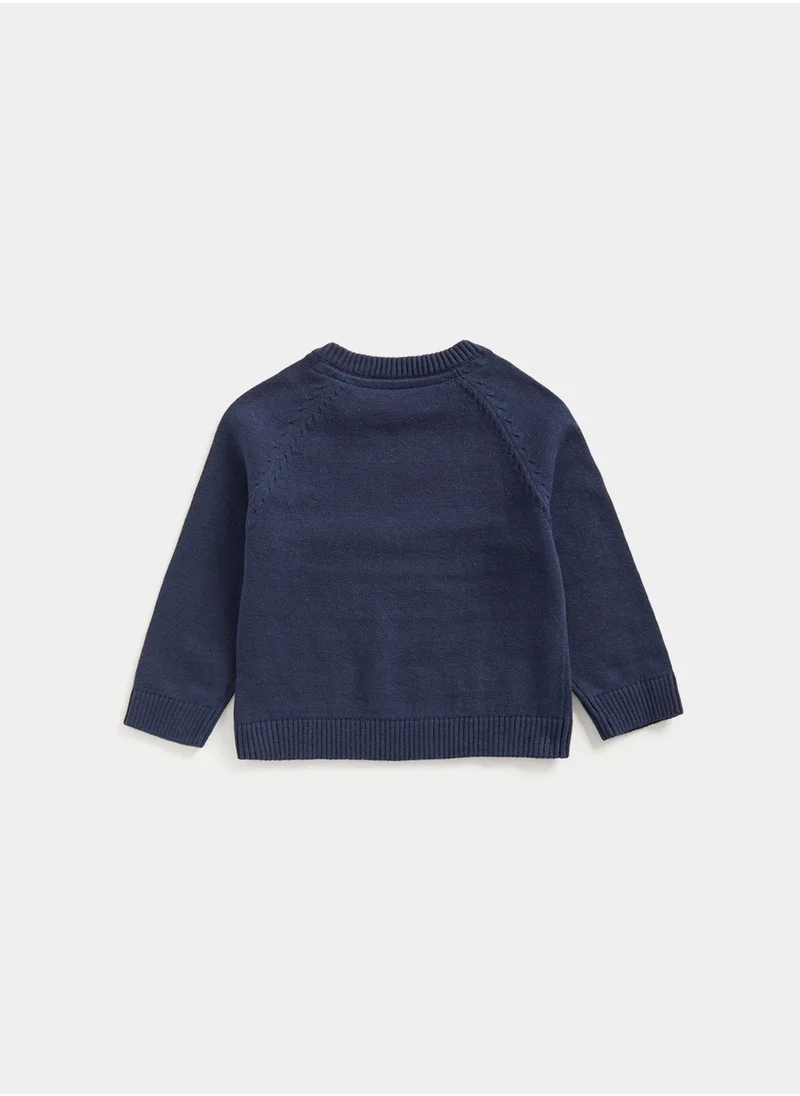 mothercare Navy Rocket Jumper