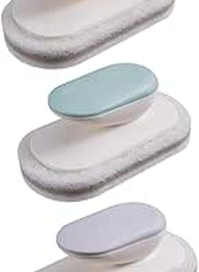 3 Pack Kitchen Cleaning Brush Set Durable Scrubber Sponge for Dishes Toilet - Image 1