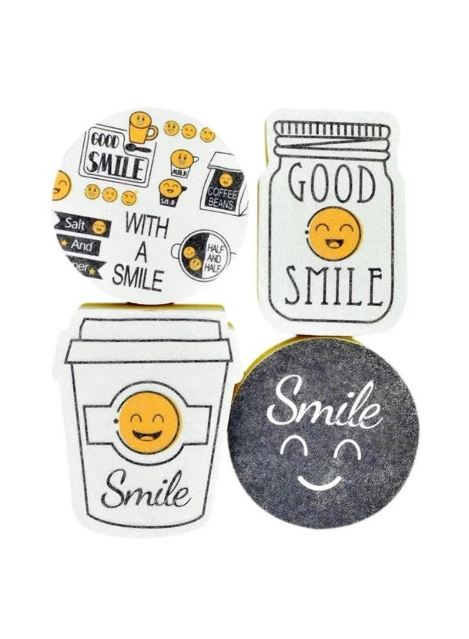 Smile loofah - 4 pieces - Image 2
