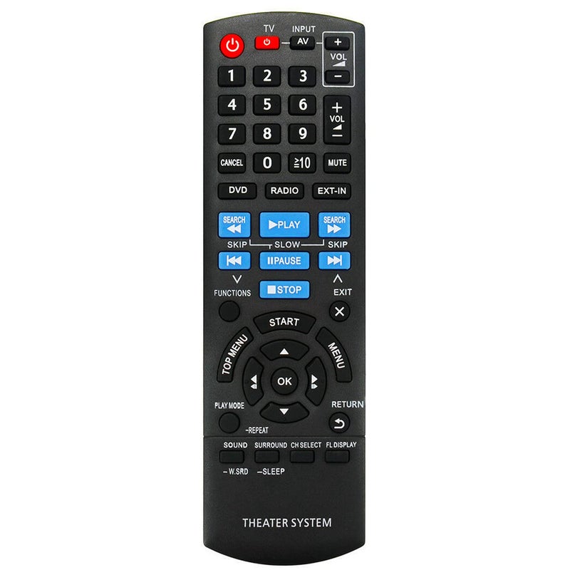 Allimity N2QAYB000694 Replacement Remote fit for Panasonic DVD Home Theater Sound System SC-XH175 SA-XH175 SC-XH170 SA-XH170 SC-XH20 SA-XH20 SC-XH70 SA-XH70 SC-XH75 SA-XH75 SB-HF10 SB-HC10 SB-HS10 - Image 5