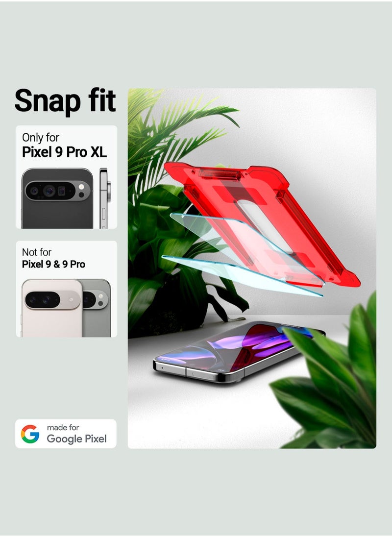 Caseology Snap Fit Google Pixel 9 Pro XL Screen Protector Premium Tempered Glass with Easy Install Kit - [2 PACK]  - Image 2