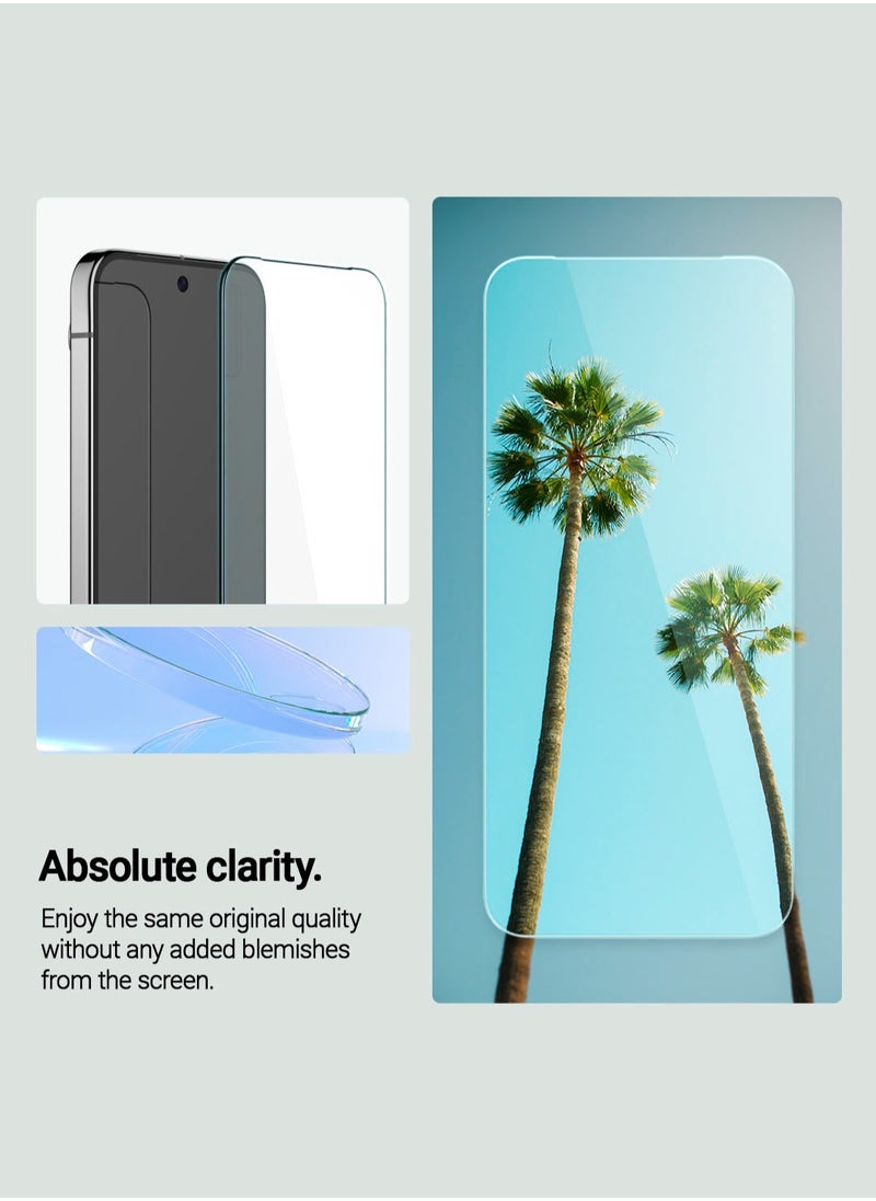 Caseology Snap Fit Google Pixel 9 Pro XL Screen Protector Premium Tempered Glass with Easy Install Kit - [2 PACK]  - Image 3