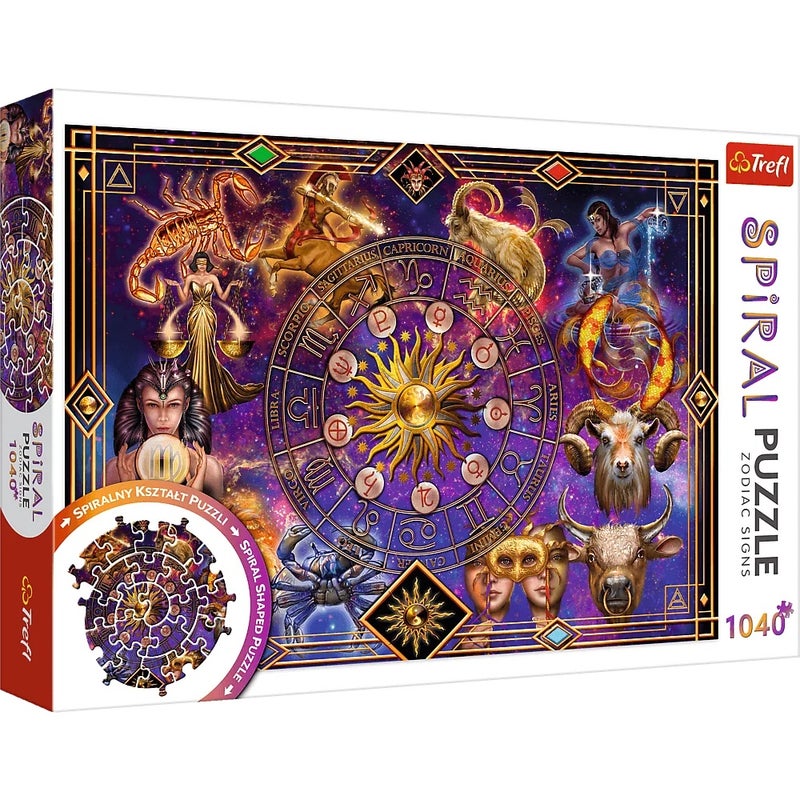 Trefl - Zodiac Signs Spiral Puzzle 1040 Pieces - 40015 - Image 1